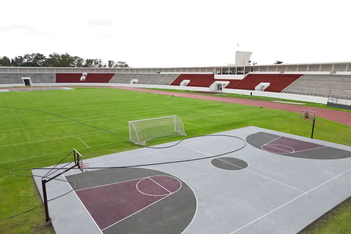 ¿Cancha elevada? Así será la Universidad del Deporte del Estado de Puebla 1 ¿Cancha elevada Así será la Universidad del Deporte del Estado de Puebla