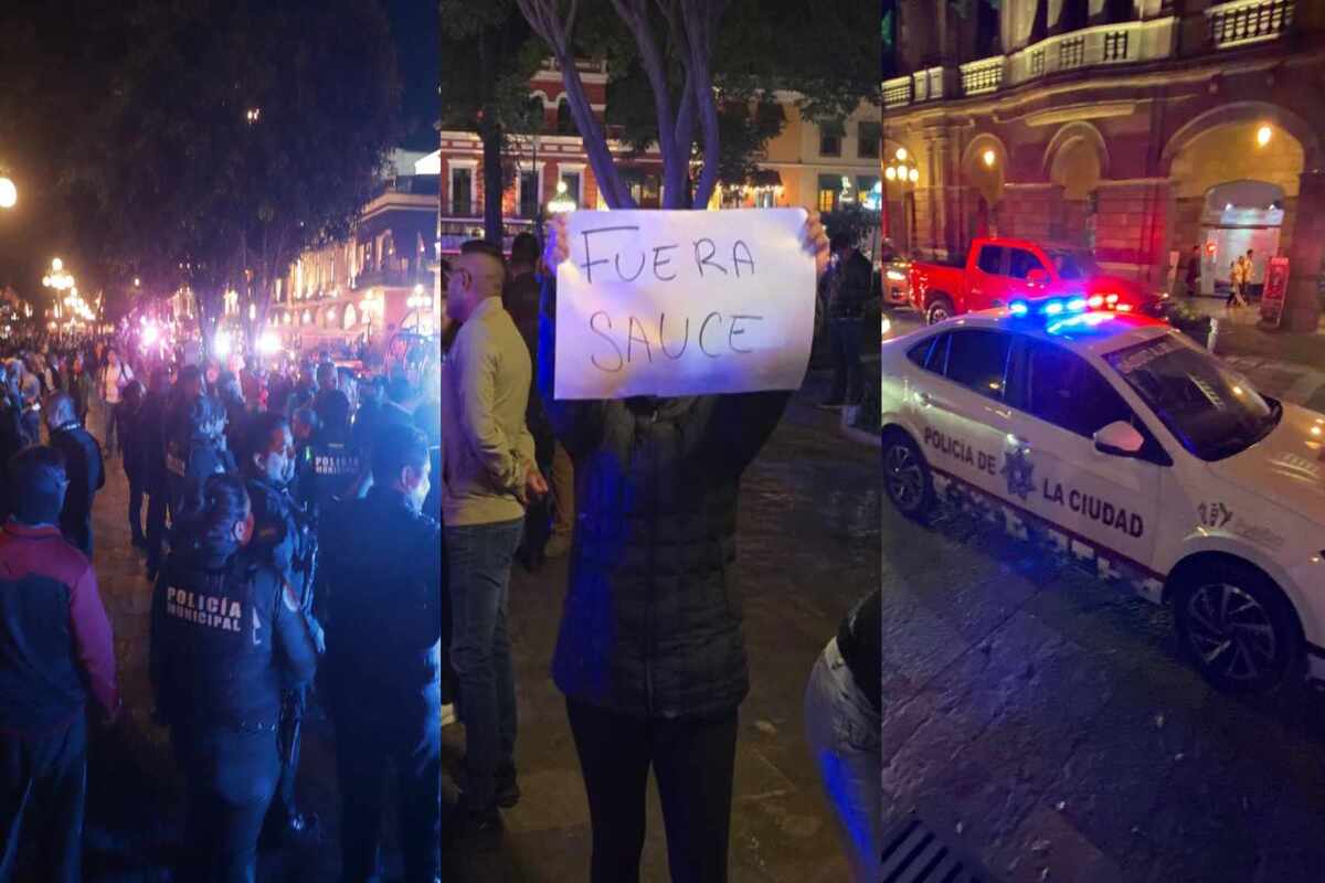 Manifestación de policías de Puebla exige destitución de altos mandos tras asesinato de uniformados 1 Manifestación de policías de Puebla exige destitución de altos mandos tras asesinato de uniformados