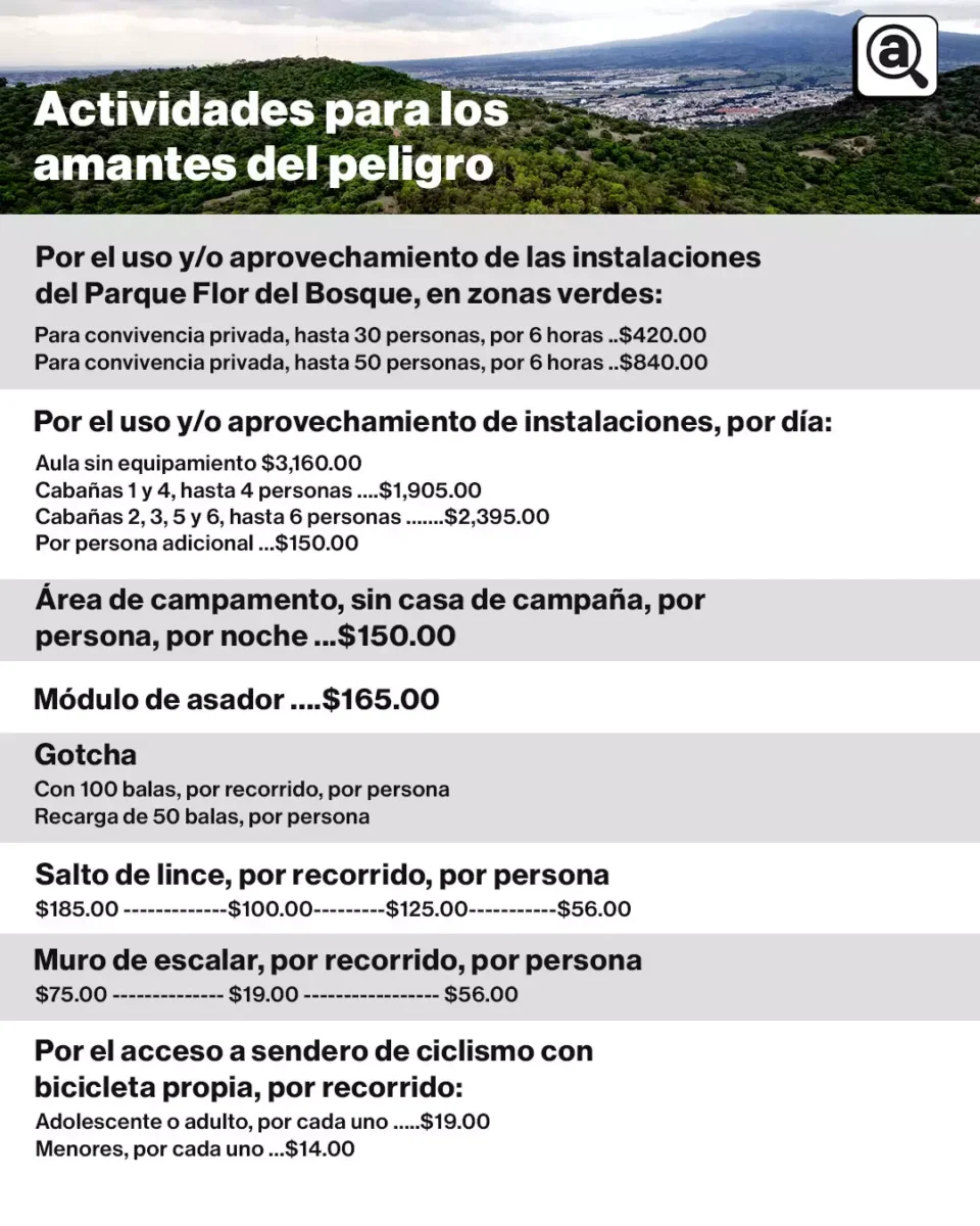 Actividades para los amantes del peligro info