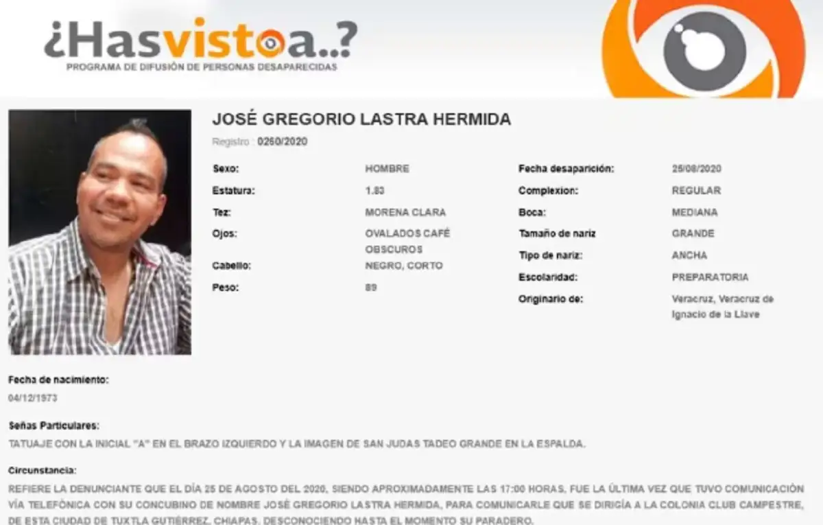 De desaparecido a detenido La historia de Lastra Hermidia, reclutador del CJNG en el rancho Izaguirre