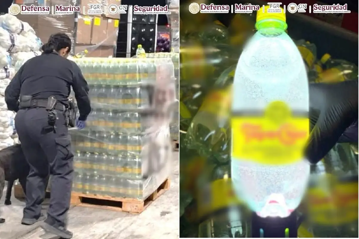 Decomisan una tonelada de metanfetamina líquida en botellas de Topo Chico en la frontera con Texas 1 Decomisan una tonelada de metanfetamina líquida en botellas de Topo Chico en la frontera con Texas