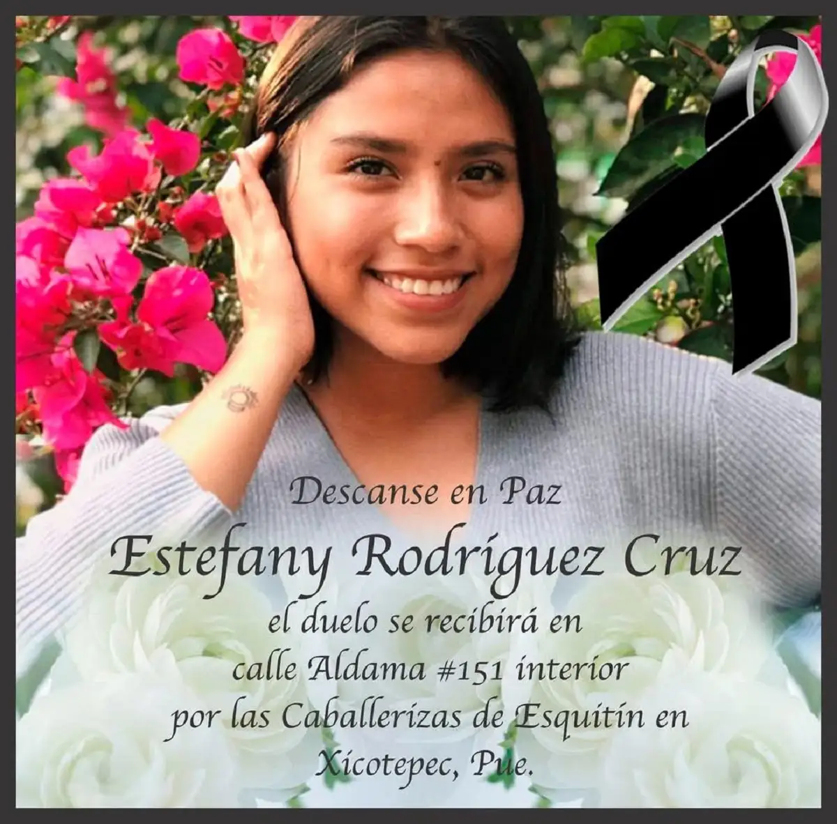 Estefanía Rodríguez fue apuñalada más de 30 veces