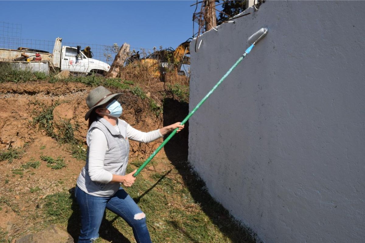 faena comunitaria en Eloxochitlán