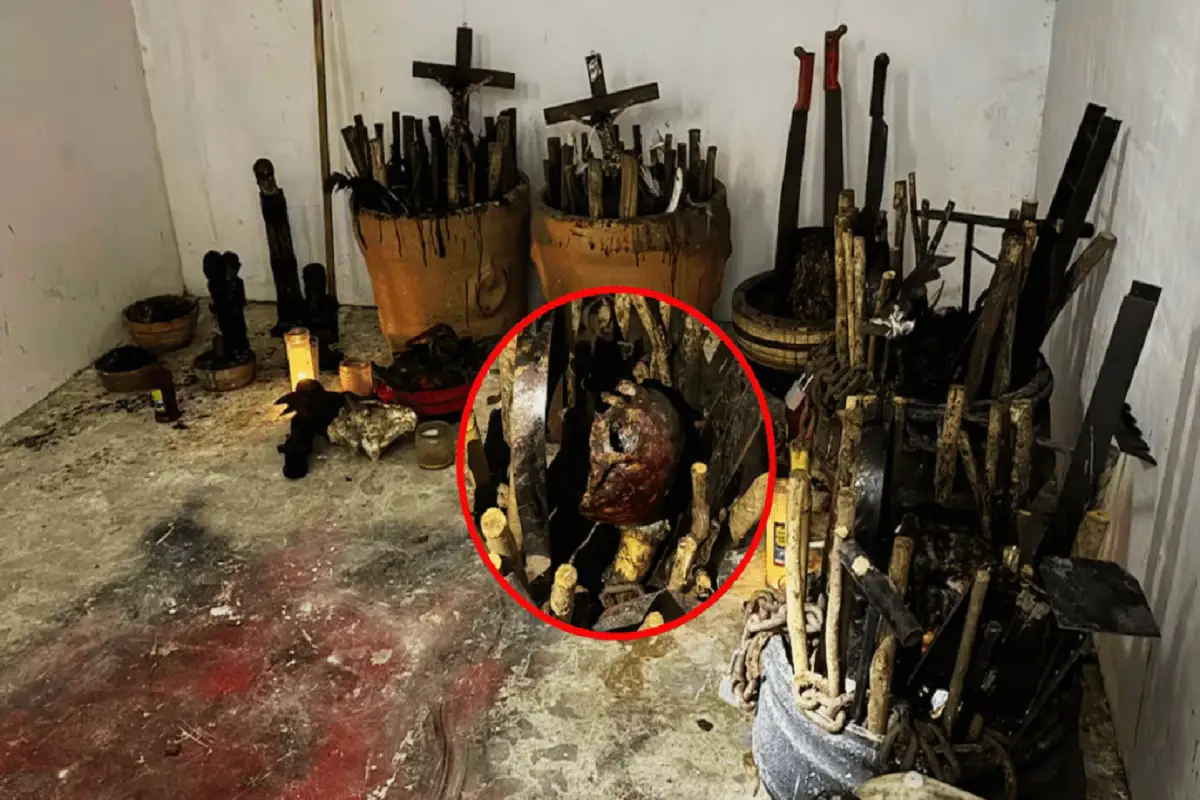 Hallan altar con cráneos humanos en casa de excolaborador de Cuauhtémoc Blanco