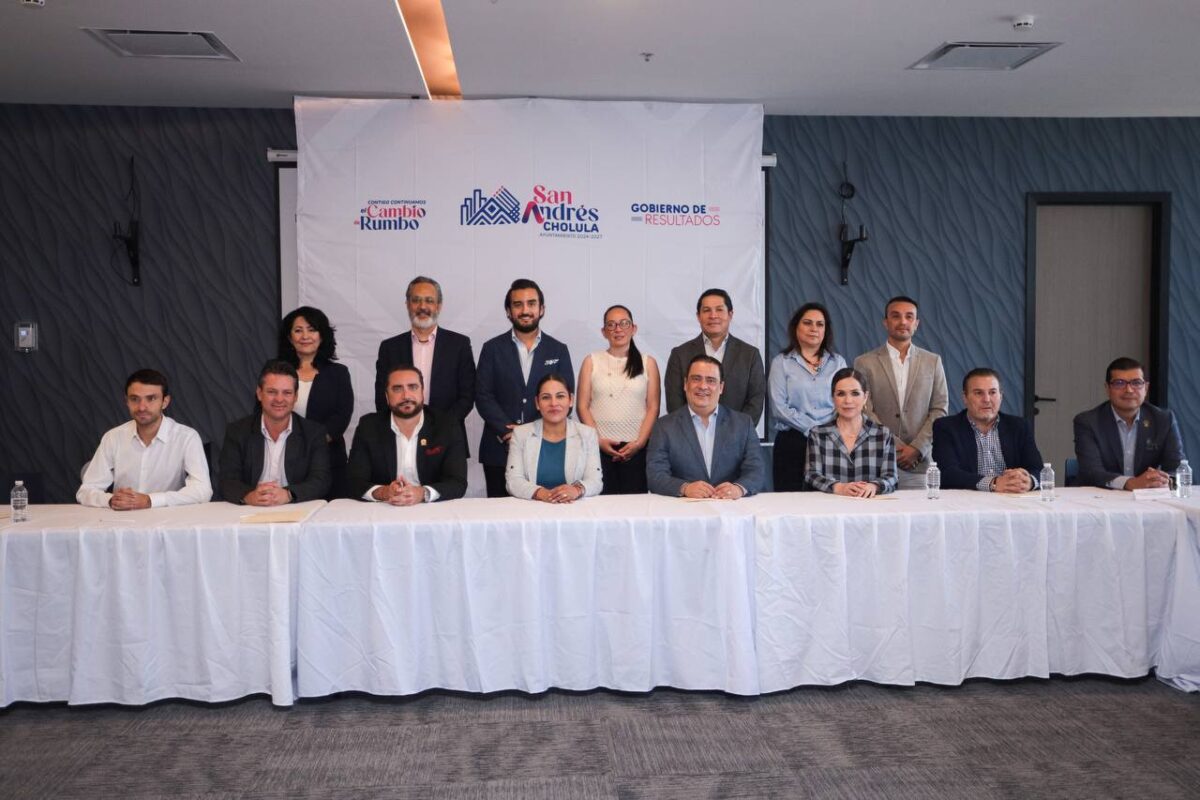 Unión entre Gobierno municipal y cámaras empresariales hacia mayor competitividad en San Andrés Cholula