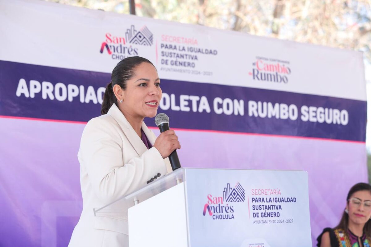 Combate Gobierno municipal de Lupita Cuautle el acoso sexual con 'Apropiación Violeta'