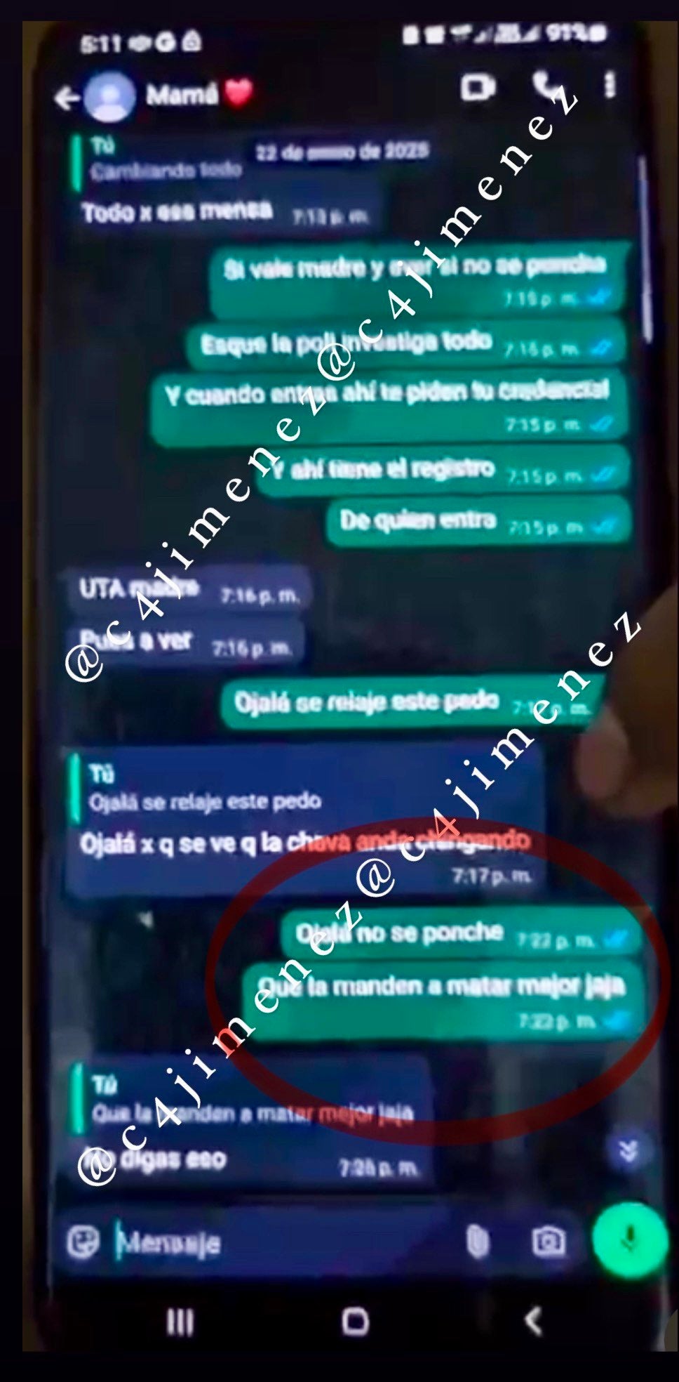 Liberan a presuntos traficantes que querían matar a Imelda Tuñón
