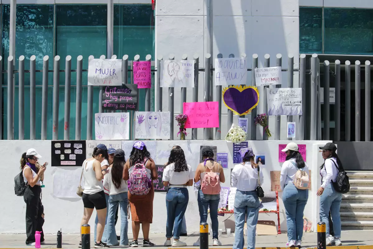 Manifestacion Fiscalia de Puebla Justicia para Fanny 11