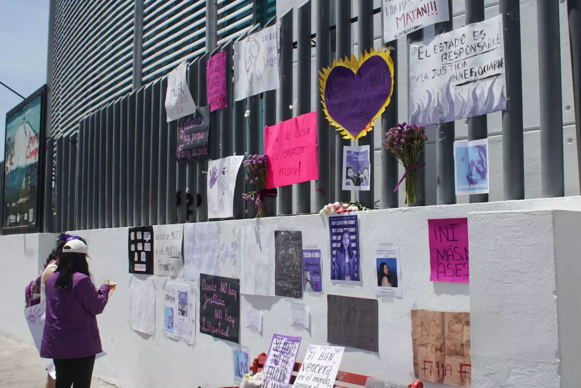 Manifestacion Fiscalia de Puebla Justicia para Fanny 3