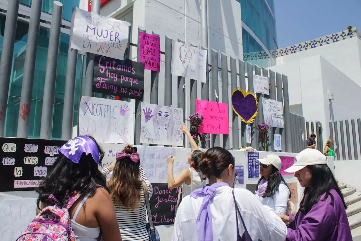 Manifestacion Fiscalia de Puebla Justicia para Fanny 5