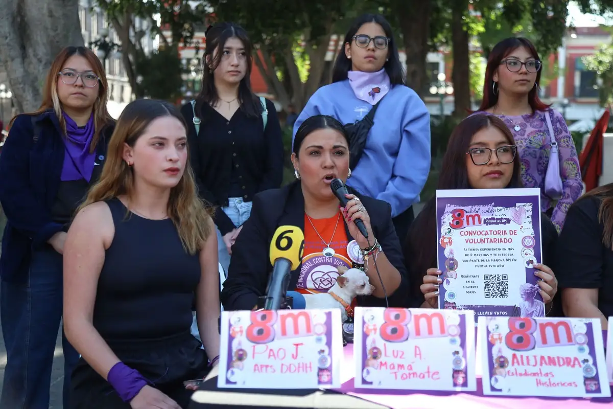 Marcha del 8M en Puebla 2025 Ruta, contingentes y medidas de seguridad