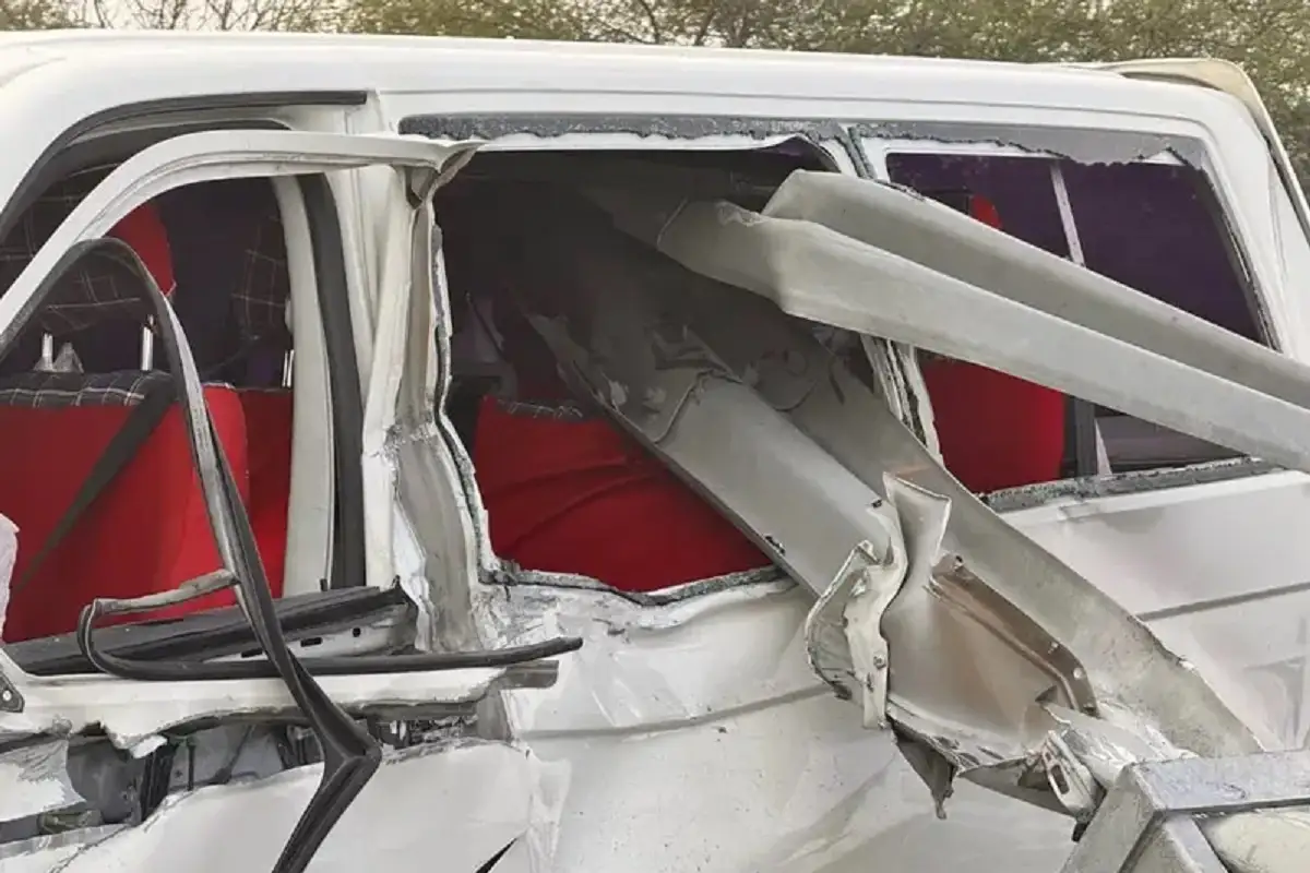 Monjas sobreviven a fuerte accidente en carretera de Tamaulipas