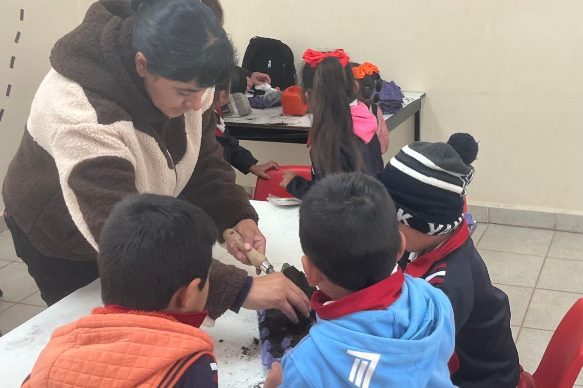 Ninas y ninos de Ayehualulco se comprometen a cuidar del medio ambiente 1