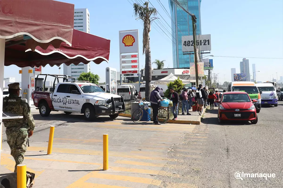 taxis piratas en Lomas de Angelópolis