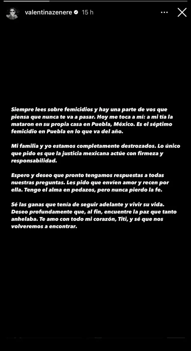 Víctima de feminicidio en Lomas de Angelópolis, era tía de actriz de Élite