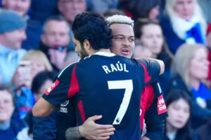 Así fue la anotación de Raúl Jiménez contra el Brighton