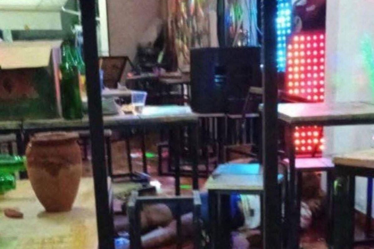 Escena de la balacera en el bar Muñemiches de Bosques de San Sebastián 