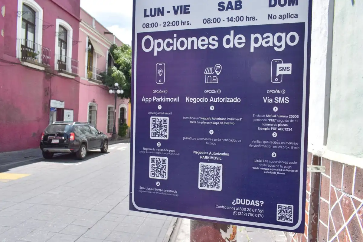 Avanza en comisión cobro de 10 pesos por la cuarta hora en parquímetros de Puebla 1 Cobro en parquímetros de Puebla de $10 por cuarta hora avanza