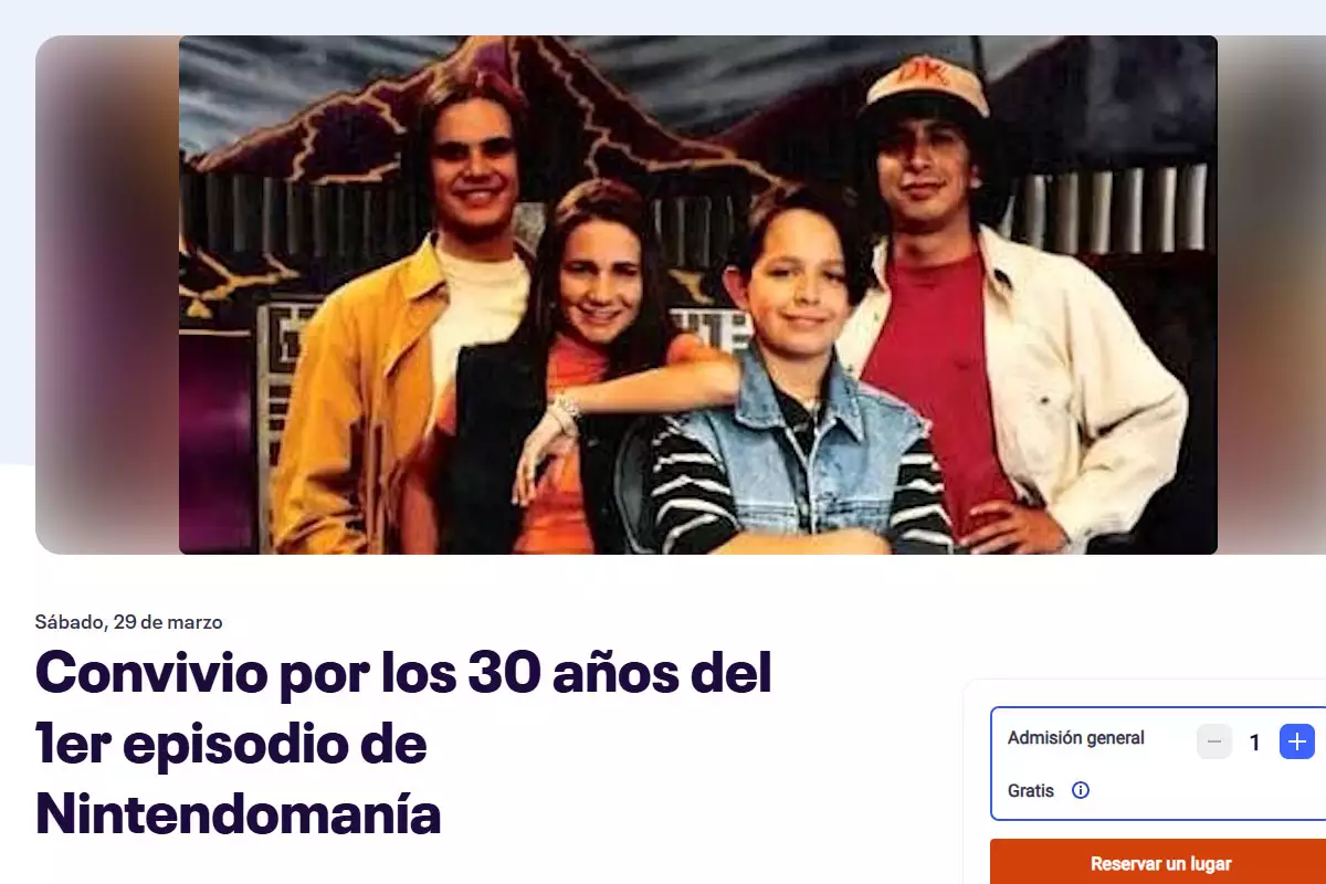 evento nintendomania 30 aniversario