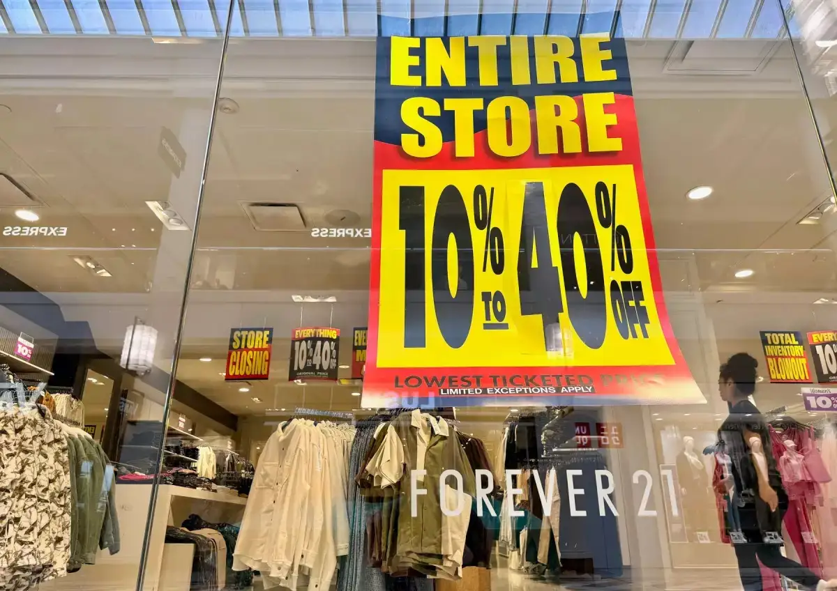 Nuevamente, Forever 21 se declara en quiebra en Estados Unidos 2 Forever 21 se declaró en quiebra otra vez