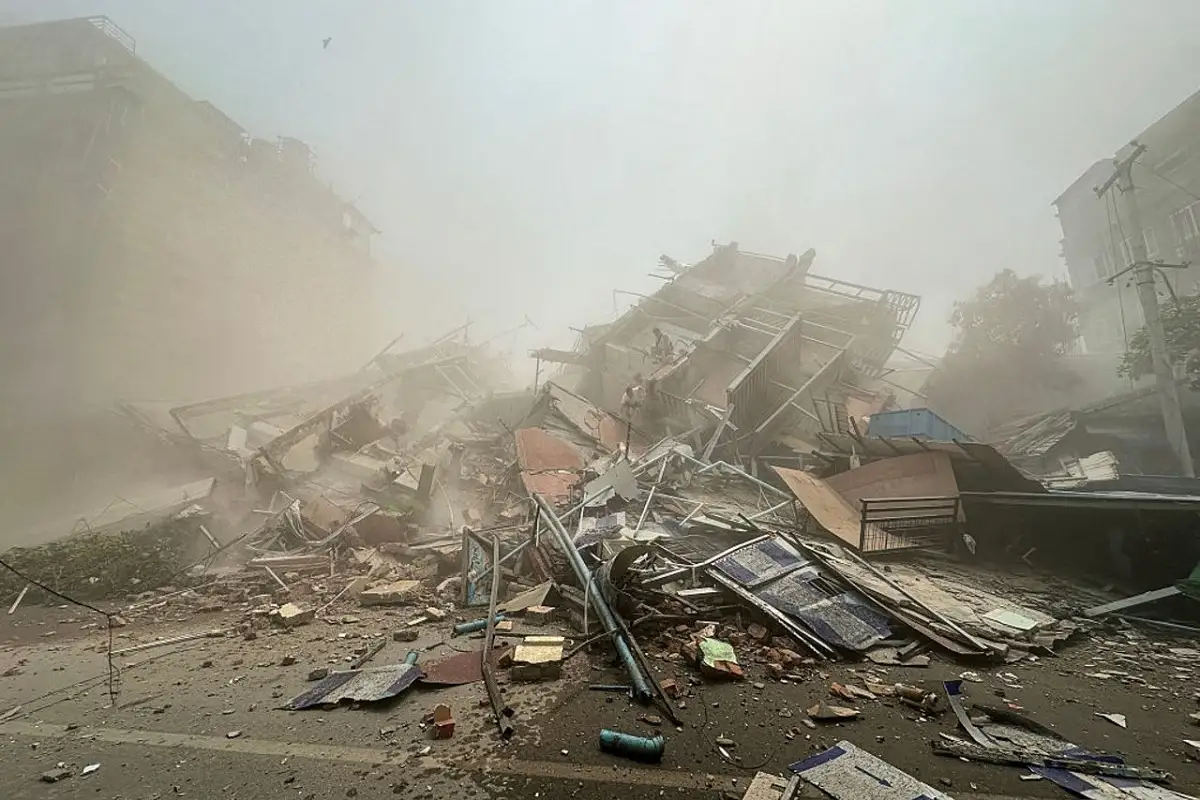 Muertos por terremoto en Myanmar aumenta a más de mil 600