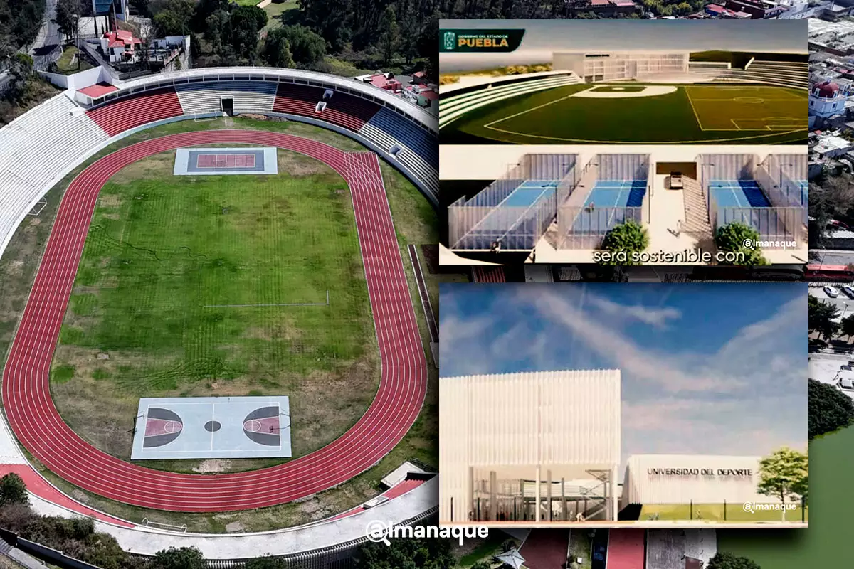 FOTOS: Así se verá la Universidad del Deporte de Puebla 1 Así se verá la Universidad del Deporte de Puebla