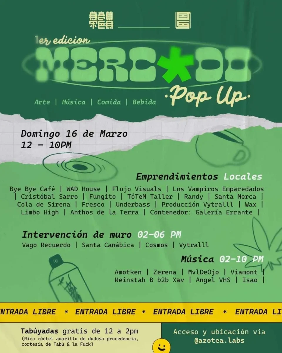 ¿Cuándo se realizará el Mercado Pop Up en Puebla?