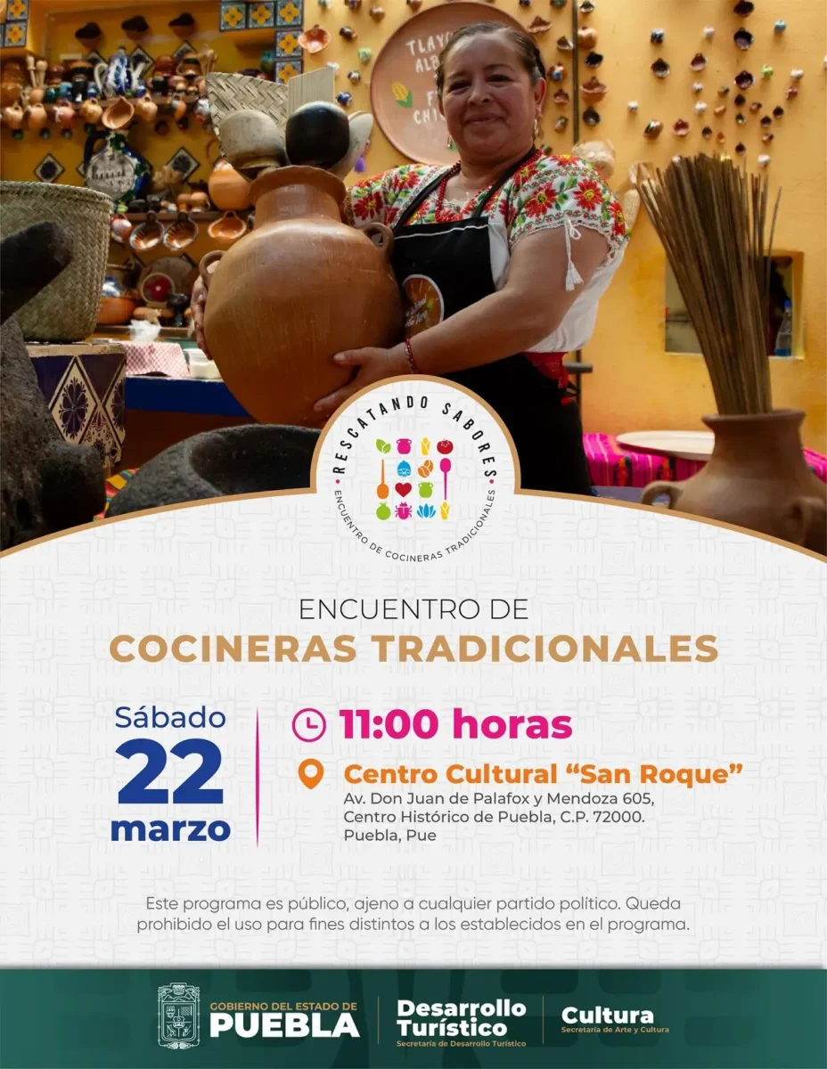Rescatando Sabores inicia este 22 de marzo en Puebla