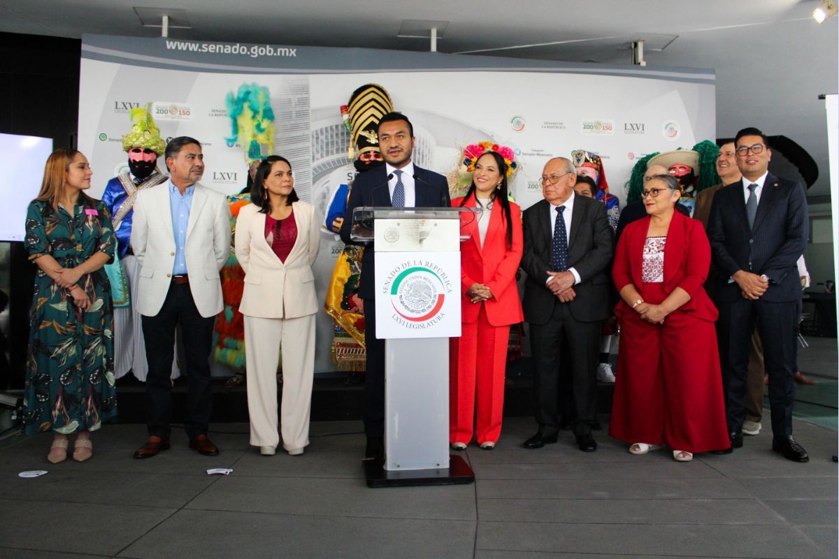 Desde el Senado de la República, Roberto Solís y Lizeth Sanchez invitan al Carnaval de Huejotzingo 1 senado de la republica carnaval de huejotzingo