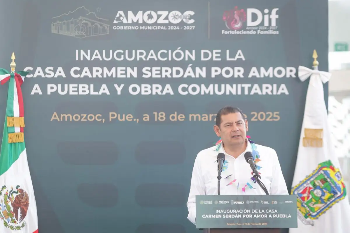 Armenta inaugura sétima Casa Carmen Serdán en Amozoc