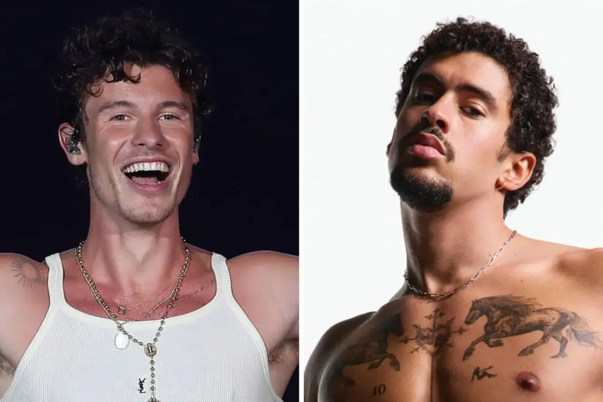 Así Shawn Mendes reaccionó a foto de Bad Bunny