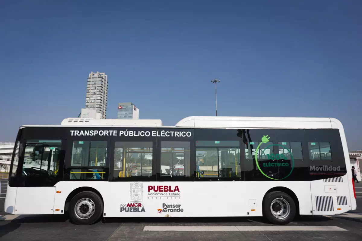 Estas rutas del transporte público de Puebla estrenarán unidades eléctricas