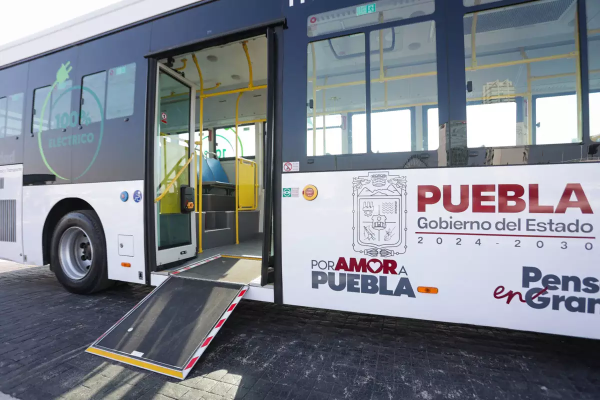 Estas rutas del transporte público de Puebla estrenarán unidades eléctricas