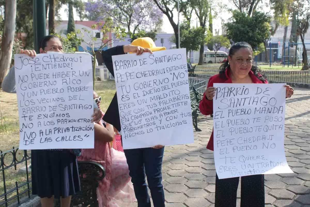 Vecinos en contra de parquímetros aseguran que habrá resistencia civil 2 Vecinos en contra de parquímetros aseguran que habrá resistencia civil