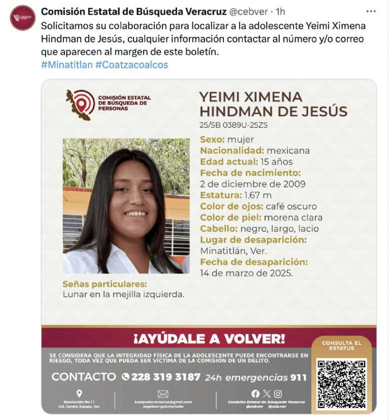 En una semana, desaparecen tres jóvenes y asesinan a mujer secuestrada en Veracruz 10 esaparecen tres jóvenes y asesinan a mujer secuestrada en Veracruz