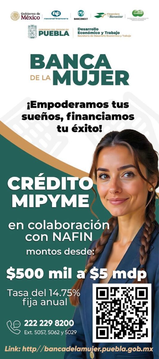 Estos son los requisitos para el registro en la Banca de la Mujer de Puebla 2 Estos son los requisitos para el registro en la Banca de la Mujer de Puebla