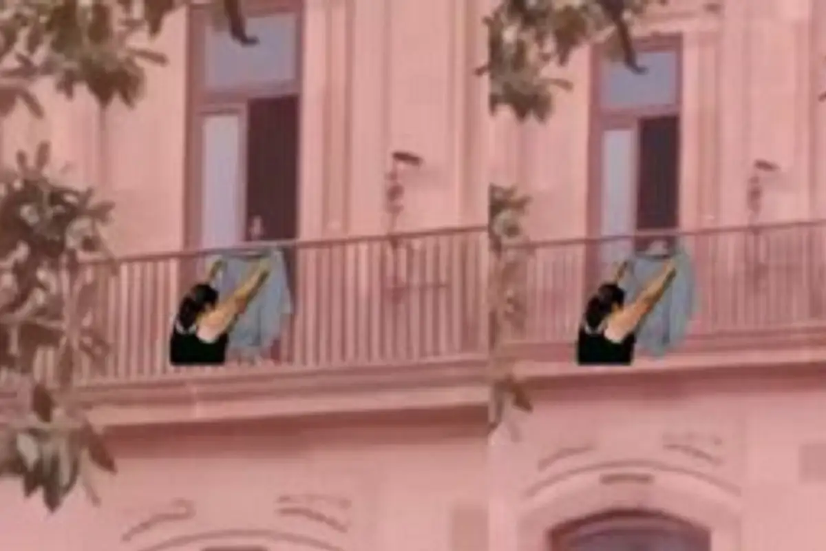 Captan a mujer desnuda en sede de Gobierno de SLP; gobernador dice que es el espíritu de Carlota