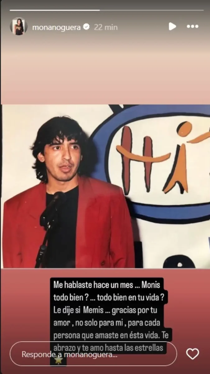 El emotivo mensaje de la ex esposa de Memo del Bosque