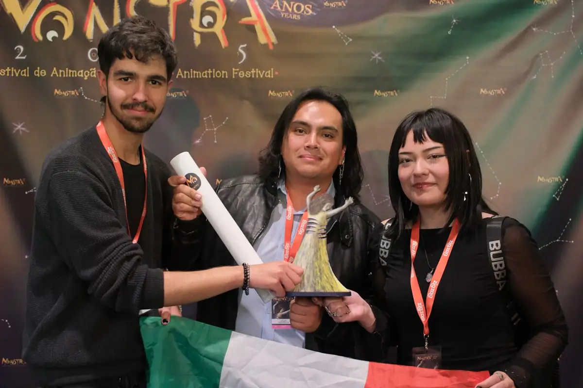 Estudiantes BUAP ganan premio en MONSTRA 2025, Festival de Animación de Lisboa