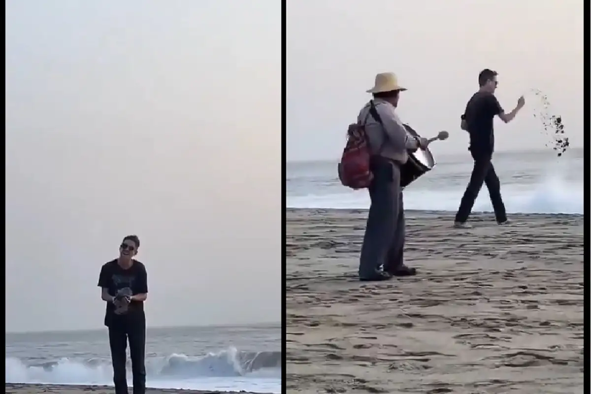 Extranjero agrede a músicos indígenas en la playa de Zicatela