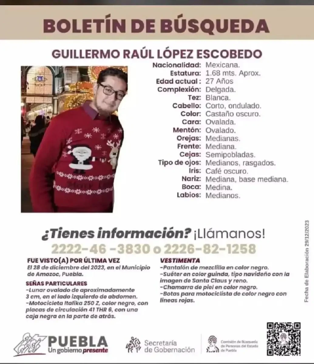 Gerardo asesinó a Guillermo Raúl y aventó su cuerpo a una barranca en Chachapa