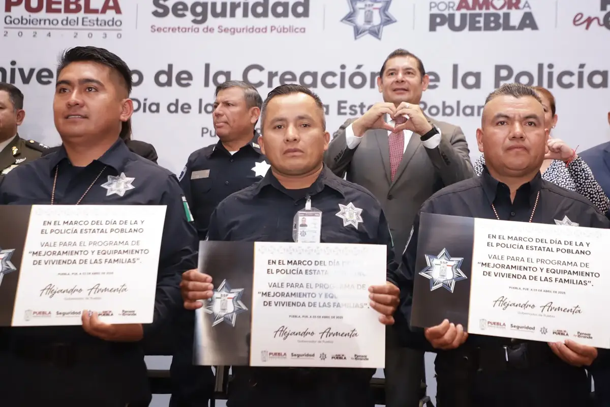 Gobierno de Puebla refuerza compromiso con la seguridad y bienestar de policías 2 Gobierno de Puebla refuerza compromiso con la seguridad y bienestar de policías