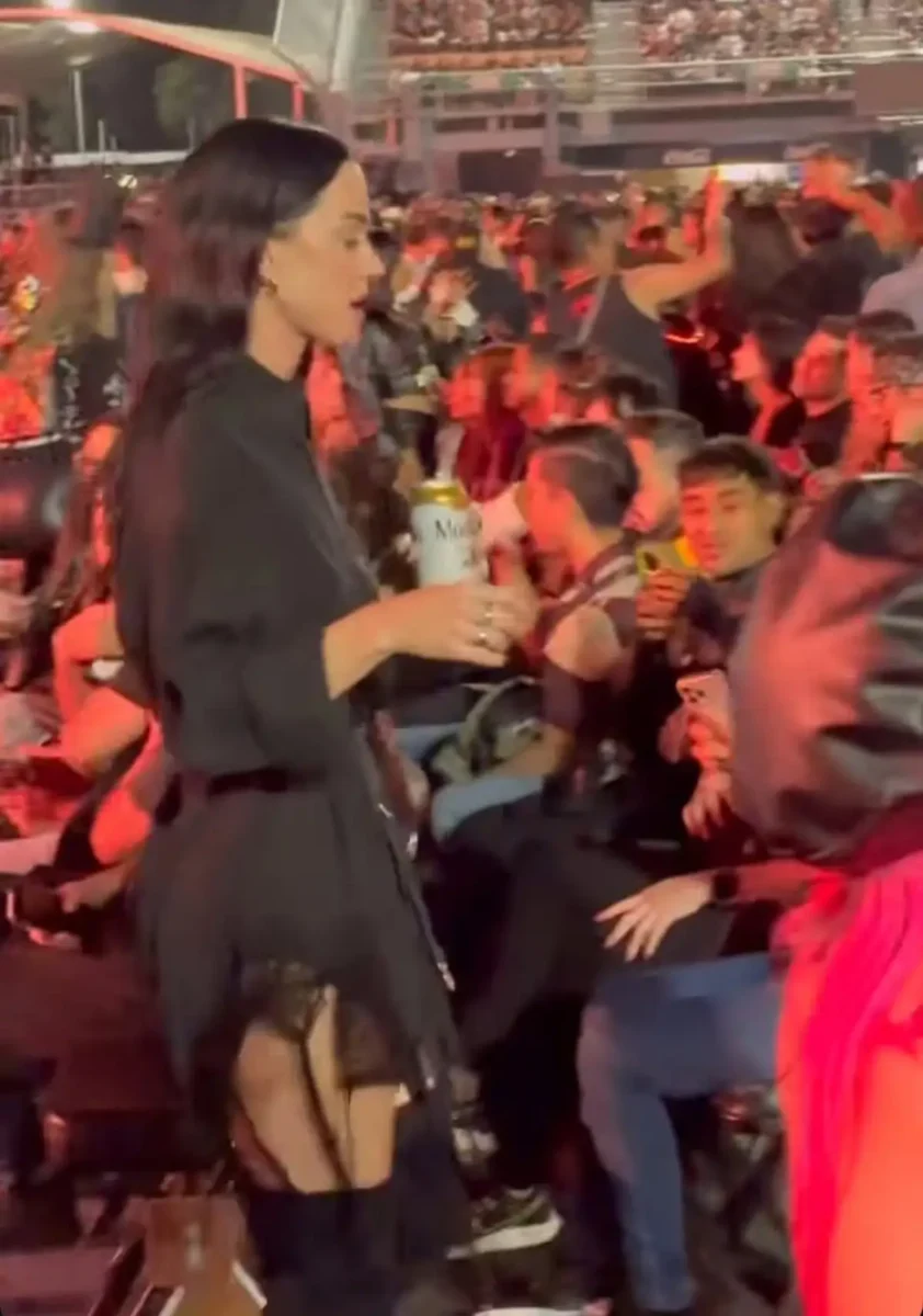 Katy Perry asistió al segundo concierto de Lady Gaga en México