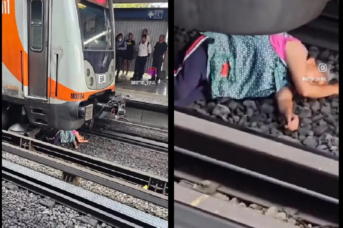 Mujer se lanza a las vías del Metro en la CDMX