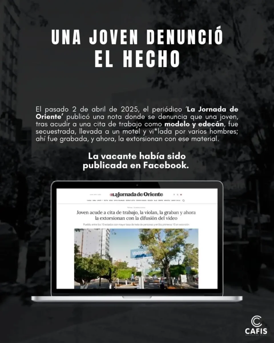 Ofrecen empleo a mujeres en Puebla y terminan violándolas: así opera esta red criminal