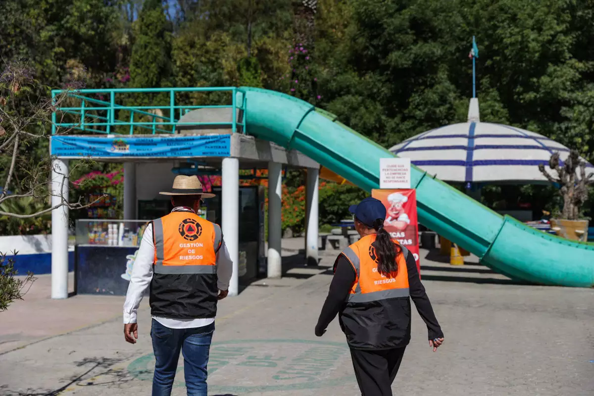 PC municipal inicia operativo en balnearios de Puebla 4 Proteccion Civil recorrido por el balneario Agua Azul 5