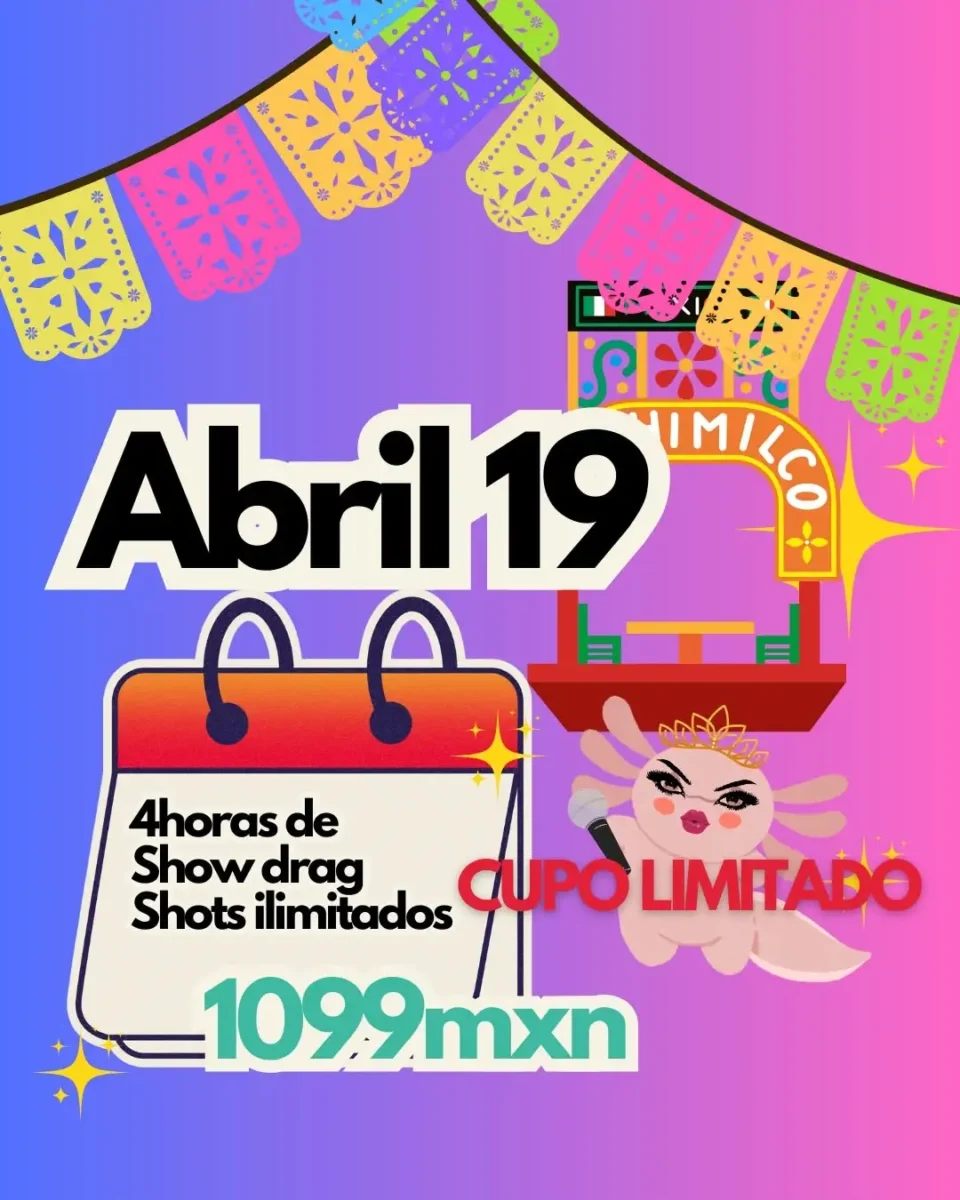 Conoce las dragjineras, las trajineras trans de Xochimilco