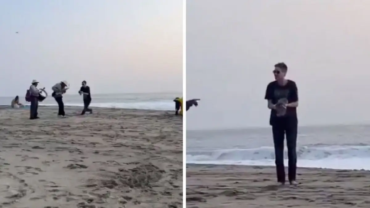 extranjero agrede a músicos indígenas