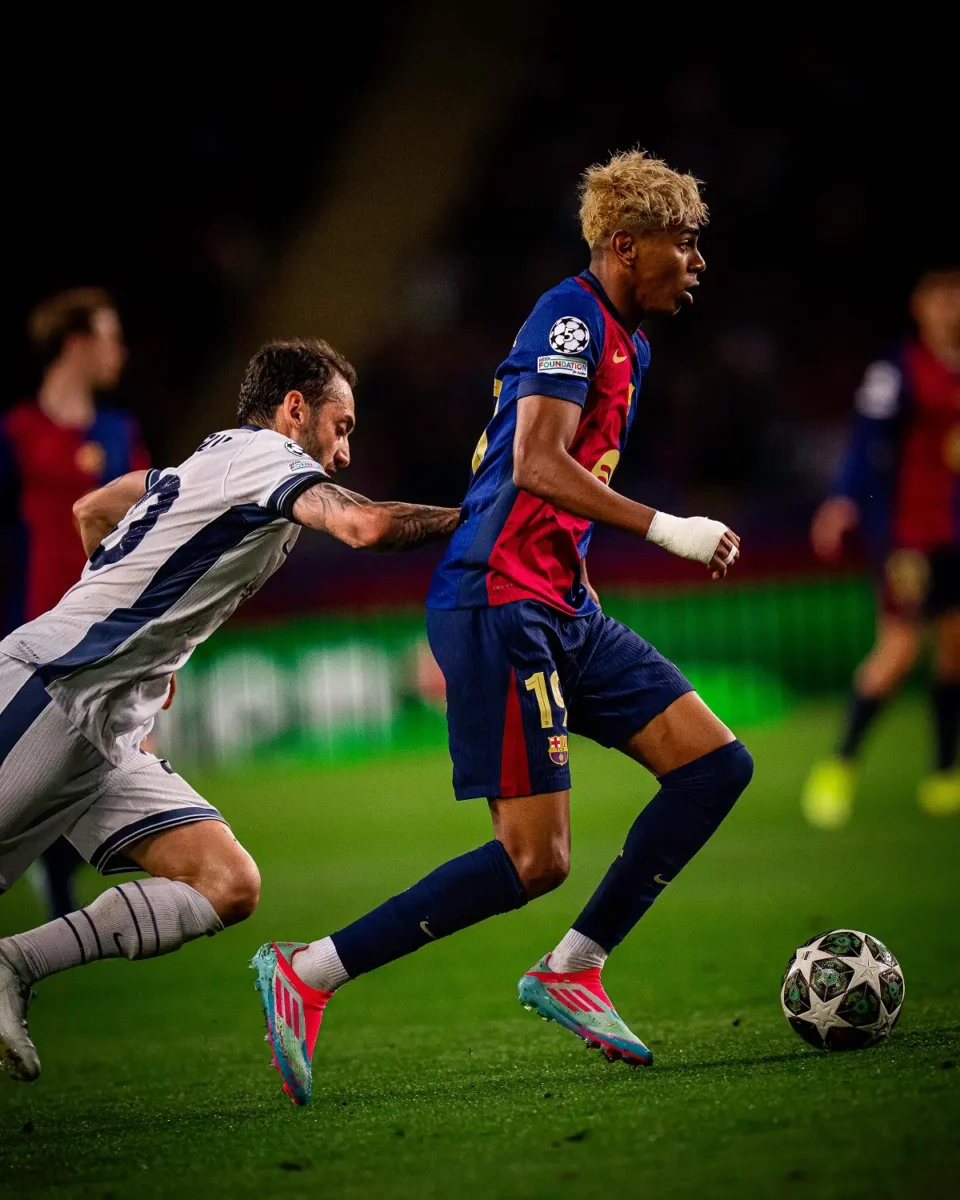 Así fue el golazo de Lamine Yamal ante el Inter