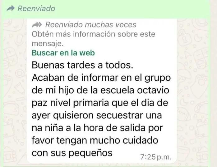 Reportan intento de secuestro de una alumna de escuela Octavio Paz
